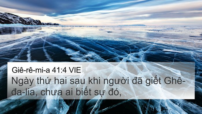Giê-rê-mi-a 41:4 VIE 4K Wallpaper - Ngày thứ hai sau khi người đã giết - 4K Wallpaper Bible Verse