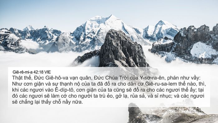 Giê-rê-mi-a 42:18 VIE Bible Verse Image