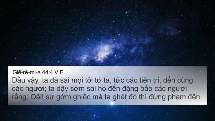 Giê-rê-mi-a 44:4 VIE Bible Verse Image