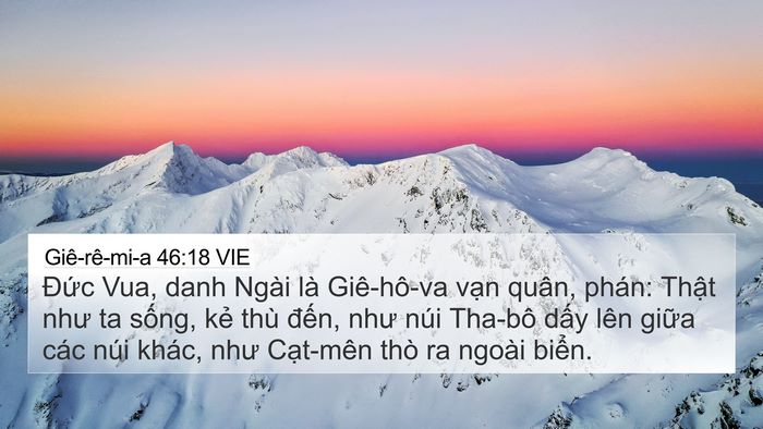 Giê-rê-mi-a 46:18 VIE Bible Verse Image