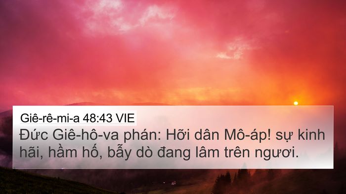 Giê-rê-mi-a 48:43 VIE Bible Verse Image
