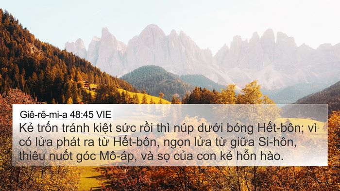 Giê-rê-mi-a 48:45 VIE Bible Verse Image