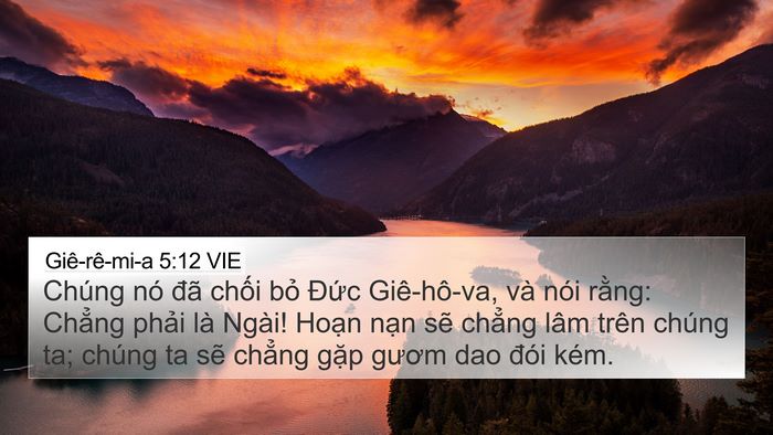 Giê-rê-mi-a 5:12 VIE Bible Verse Image