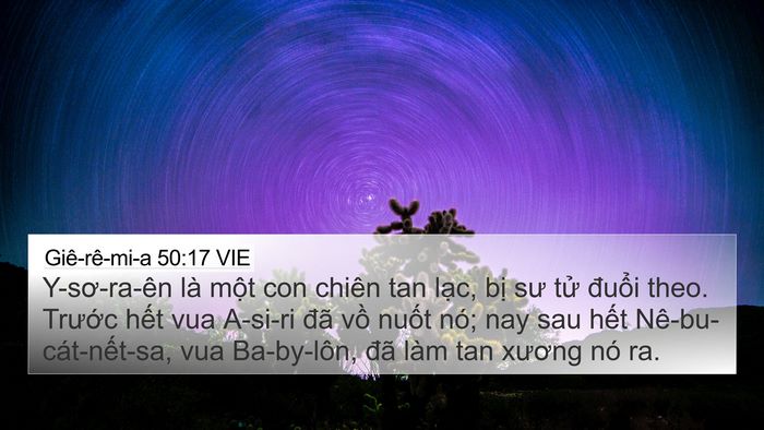 Giê-rê-mi-a 50:17 VIE Bible Verse Image