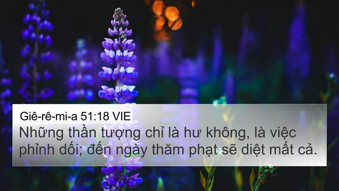 Giê-rê-mi-a 51:18 VIE Bible Verse Image