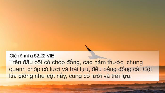 Giê-rê-mi-a 52:22 VIE Bible Verse Image