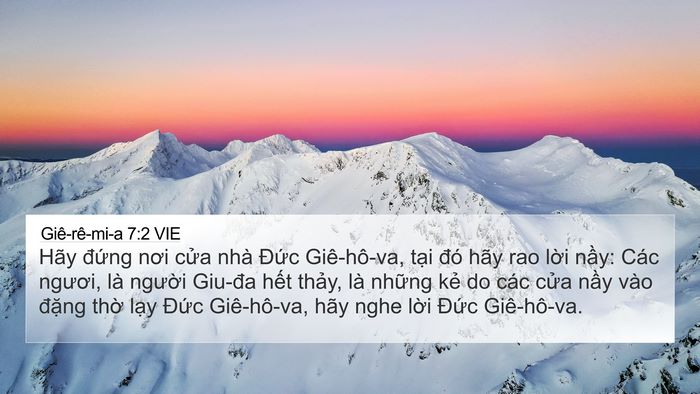 Giê-rê-mi-a 7:2 VIE Bible Verse Image
