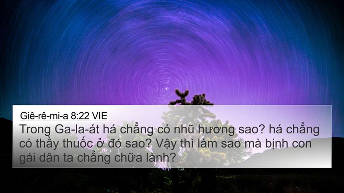 Giê-rê-mi-a 8:22 VIE Bible Verse Image