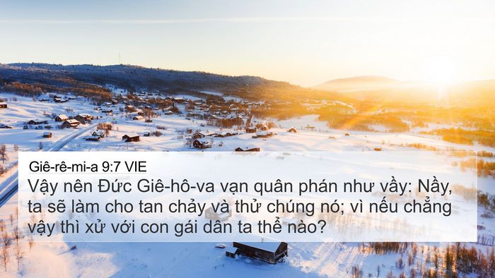 Giê-rê-mi-a 9:7 VIE Bible Verse Image