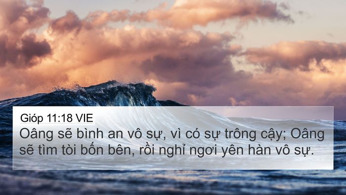 Gióp 11:18 VIE Bible Verse Image