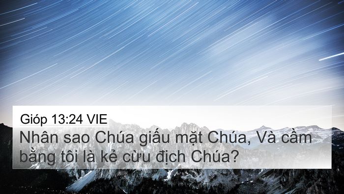 Gióp 13:24 VIE Bible Verse Image
