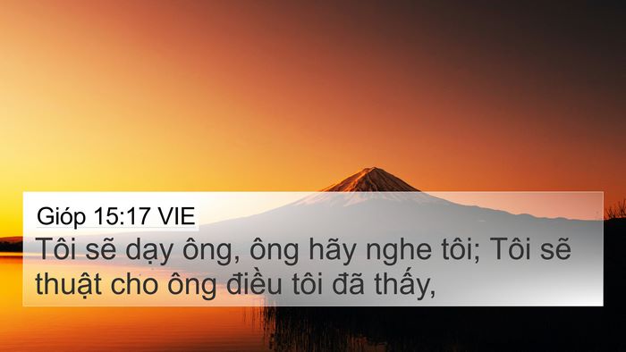 Gióp 15:17 VIE Bible Verse Image