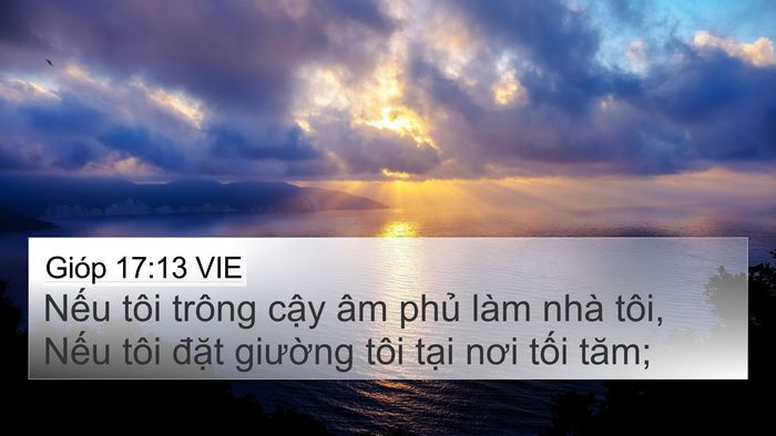 Gióp 17:13 VIE Bible Verse Image