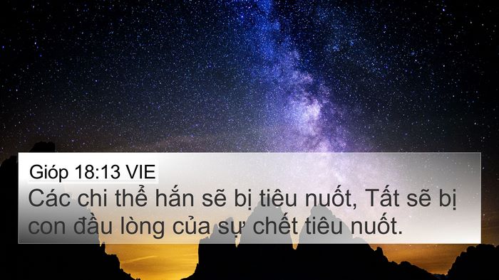 Gióp 18:13 VIE Bible Verse Image