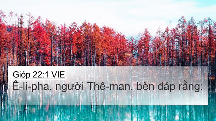 Gióp 22:1 VIE Bible Verse Image