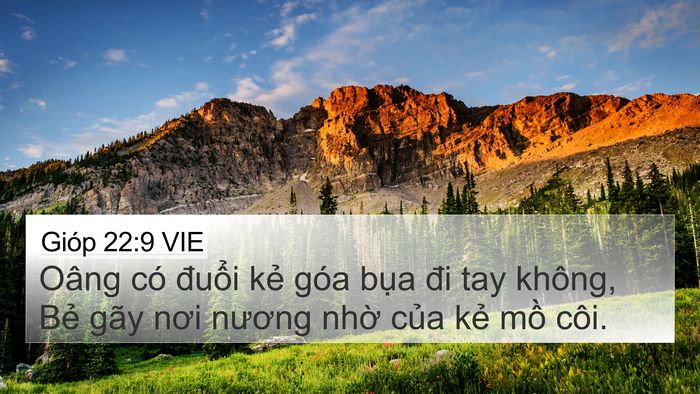 Gióp 22:9 VIE Bible Verse Image