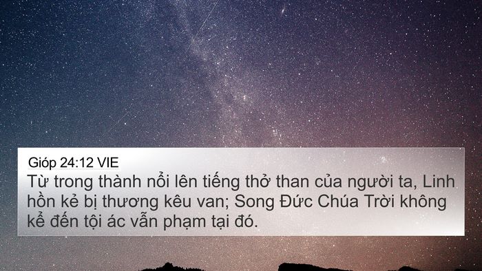 Gióp 24:12 VIE Bible Verse Image