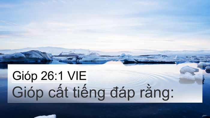 Gióp 26:1 VIE Bible Verse Image