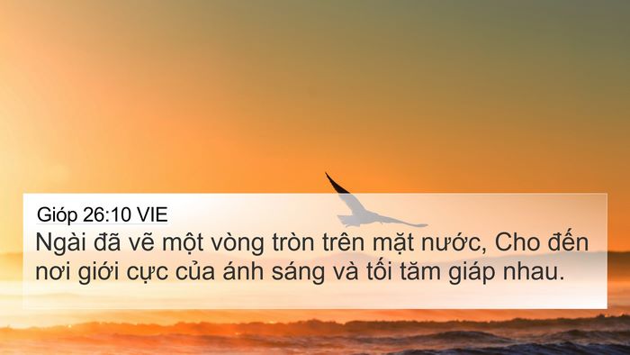 Gióp 26:10 VIE Bible Verse Image