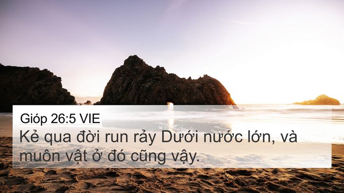 Gióp 26:5 VIE Bible Verse Image