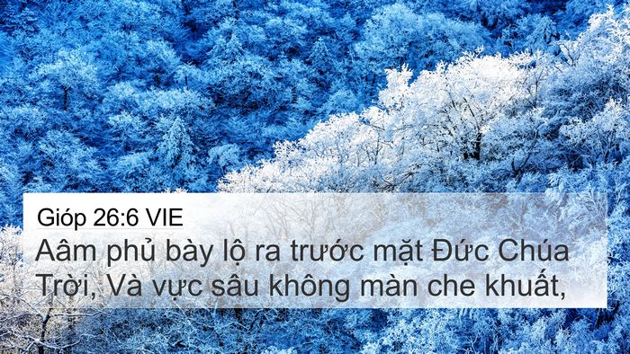Gióp 26:6 VIE Bible Verse Image
