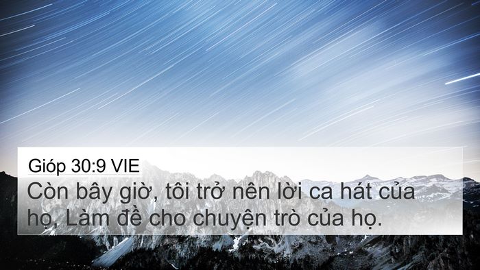 Gióp 30:9 VIE Bible Verse Image