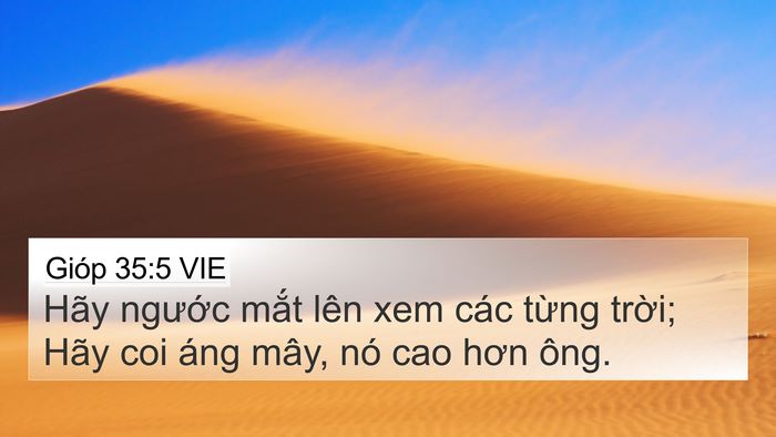 Gióp 35:5 VIE Bible Verse Image