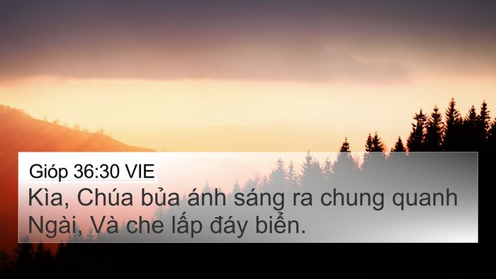 Gióp 36:30 VIE Bible Verse Image