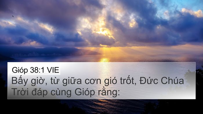 Gióp 38:1 VIE Bible Verse Image