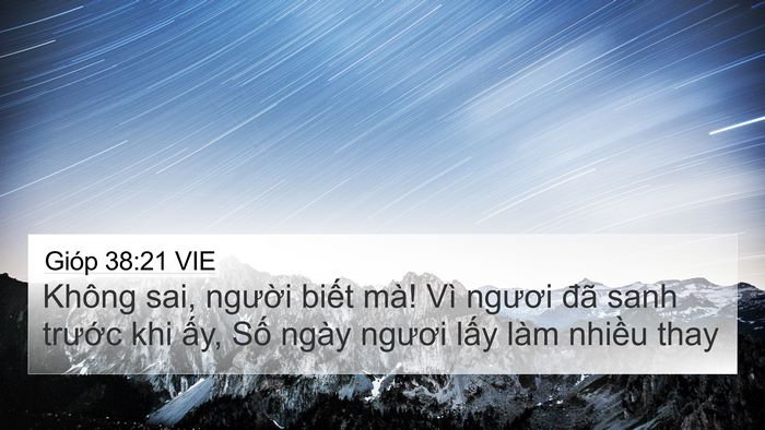 Gióp 38:21 VIE Bible Verse Image