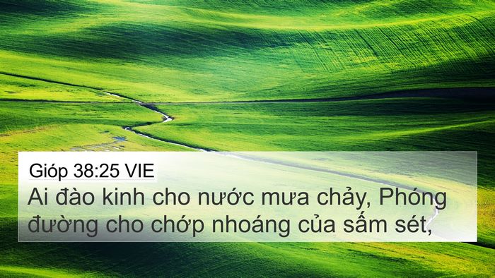 Gióp 38:25 VIE Bible Verse Image