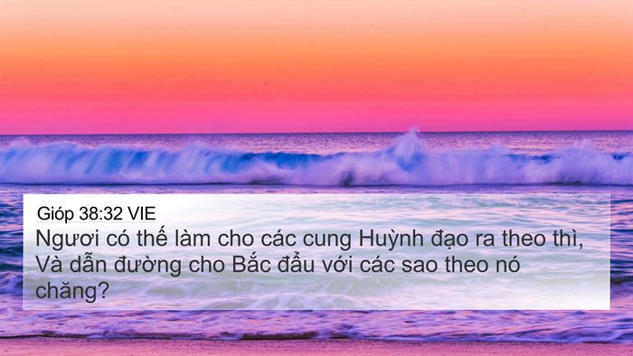 Gióp 38:32 VIE 4K Wallpaper - Ngươi có thế làm cho các cung Huỳnh - 4K Wallpaper Bible Verse
