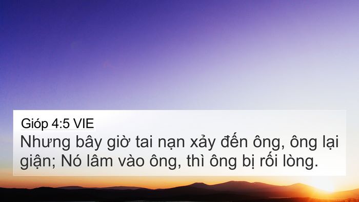 Gióp 4:5 VIE Bible Verse Image