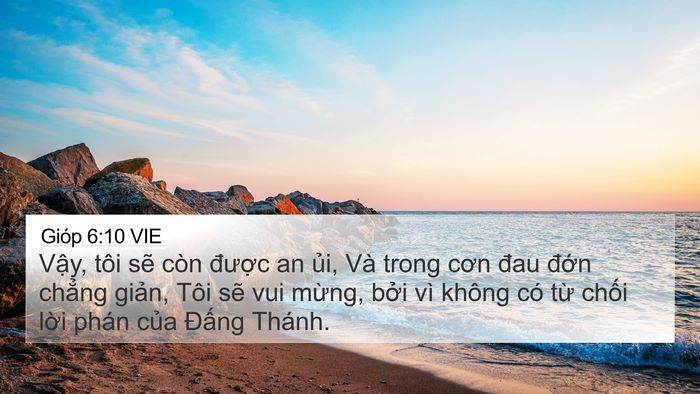 Gióp 6:10 VIE Bible Verse Image