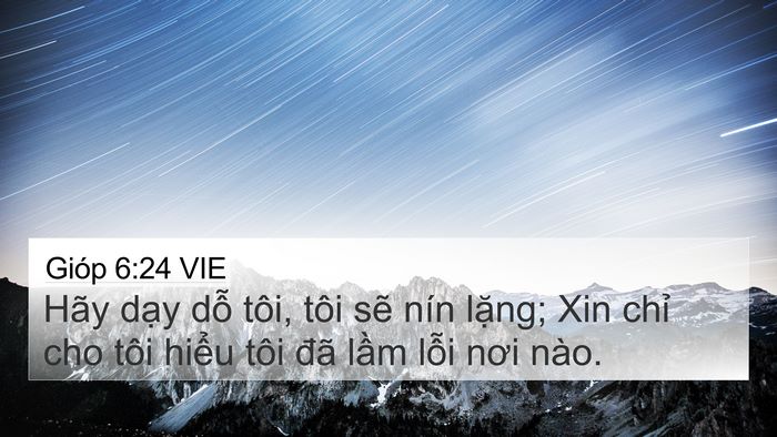 Gióp 6:24 VIE Bible Verse Image