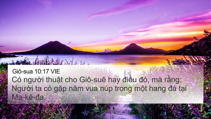 Giô-sua 10:17 VIE Bible Verse Image