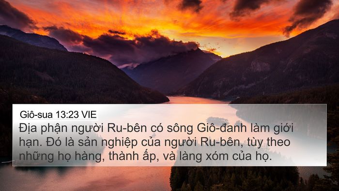 Giô-sua 13:23 VIE Bible Verse Image
