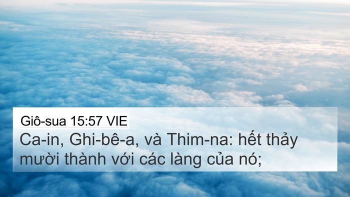Giô-sua 15:57 VIE Bible Verse Image