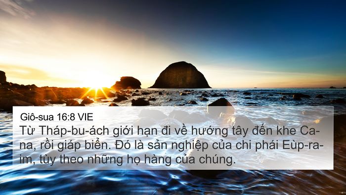Giô-sua 16:8 VIE Bible Verse Image