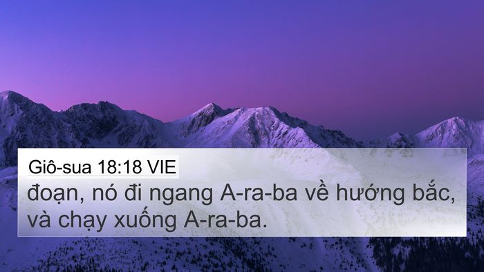 Giô-sua 18:18 VIE Bible Verse Image