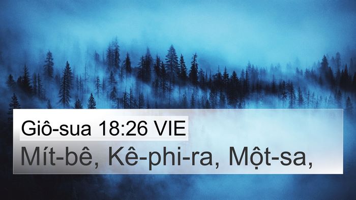 Giô-sua 18:26 VIE Bible Verse Image