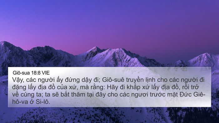 Giô-sua 18:8 VIE Bible Verse Image