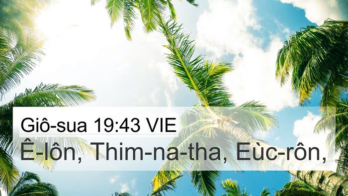 Giô-sua 19:43 VIE Bible Verse Image