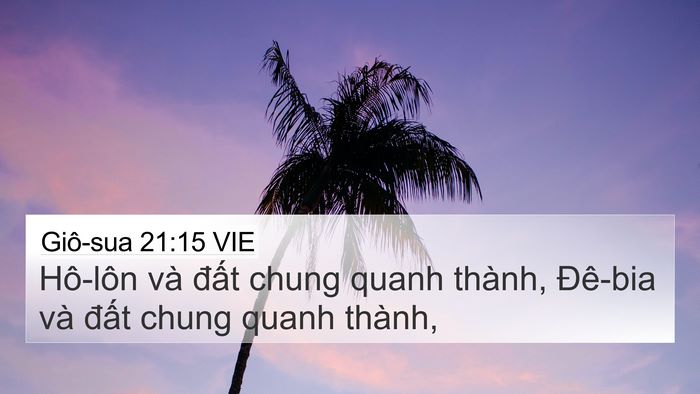 Giô-sua 21:15 VIE Bible Verse Image