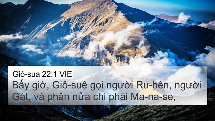 Giô-sua 22:1 VIE Bible Verse Image