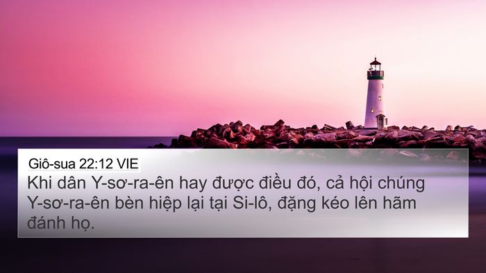 Giô-sua 22:12 VIE Bible Verse Image