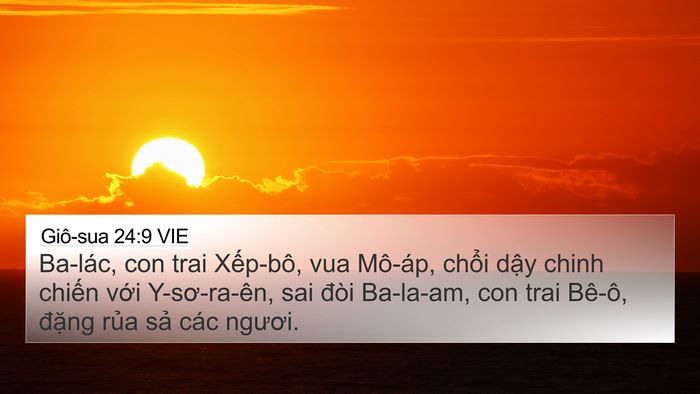 Giô-sua 24:9 VIE 4K Wallpaper - Ba-lác, con trai Xếp-bô, vua Mô-áp, chổi - 4K Wallpaper Bible Verse