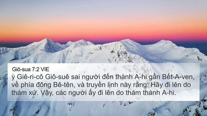 Giô-sua 7:2 VIE Bible Verse Image