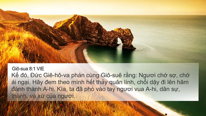Giô-sua 8:1 VIE Bible Verse Image
