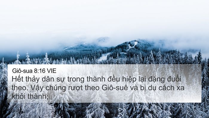 Giô-sua 8:16 VIE Bible Verse Image